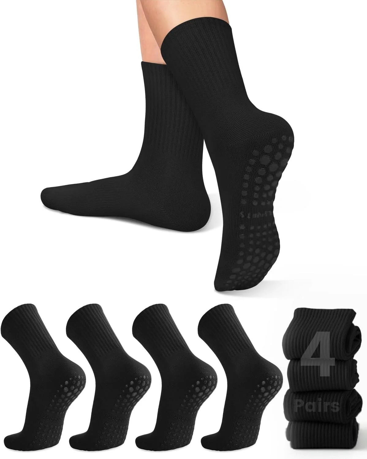 4 pares de calcetines de yoga  - Pilates With Yoga reseña y precio