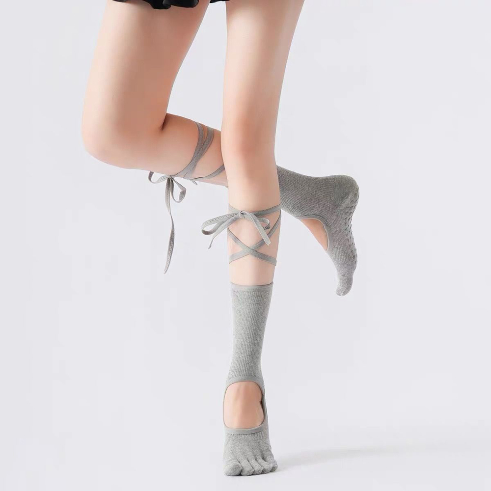 Calcetines de ballet con cordo - Pilates With Yoga reseña y precio