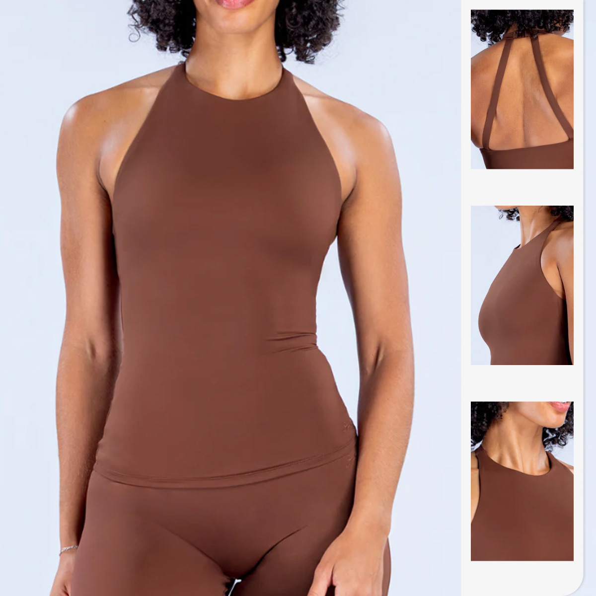 Top halter para mujer con suje - Pilates Yoga Wear reseña y precio