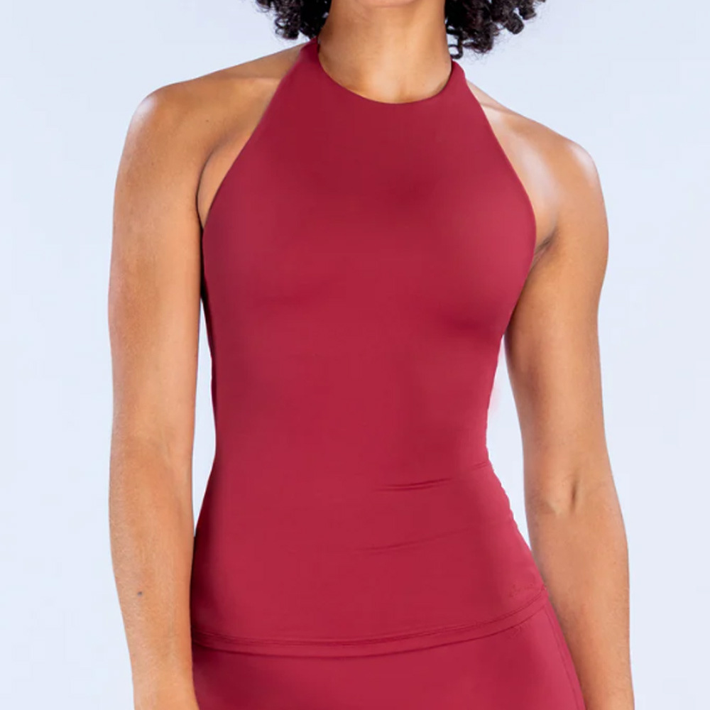 Top halter para mujer con suje - Pilates Yoga Wear reseña y precio